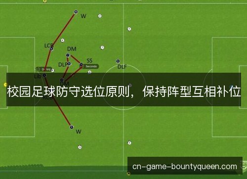 校园足球防守选位原则，保持阵型互相补位